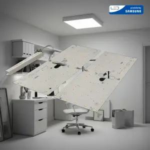 LED모듈 방등 50W 400x178 안정기 교체 리폼 삼성LED S6 5700K 플리커프리 패밀리라이팅