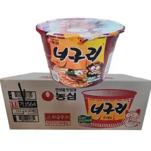 농심 너구리 큰사발면 111g 16개 / 컵라면