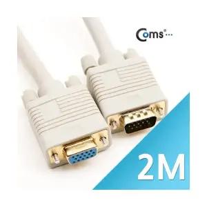 [엠지솔루션]C0193 Coms 고급형 모니터 RGB 연장 케이블1.8/2M-M/F