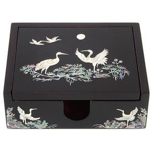 [박씨상방] 특자동 송학 명함함&다용도함