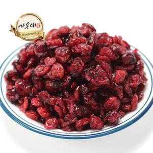 [가온애] 건크랜베리 500g x2팩 / 크랜베리 크린베리 크렌베리 건크랜베리1kg 건과 건과류 땅콩류 견과류