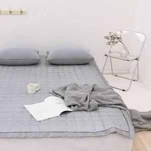 [르헤브] 콜드 듀라론 접촉 냉감 고정밴드 침대 패드 Q 퀸