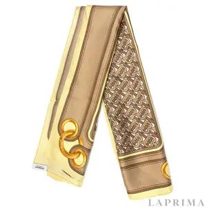 [BURBERRY] 버버리 몽타주 프린트 실크 스퀘어 스카프 8041760