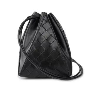 [중고명품] 블랙 인트레치아토 놋 미니 버킷백