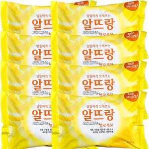 알뜨랑 비누옐로레몬140g x 8개,세수,오래쓰는 비누