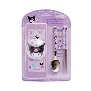 [텐바이텐]산리오 캐릭터 쿠로미 입체 진공 수저 케이스 세트