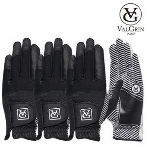 발그린 쿨 메쉬 논슬립 남성 골프장갑 블랙 4장 왼손 오른손