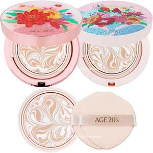 AGE20s 에이지투웨니스 에센스 커버팩트 플로라 21호 본품+리필 (케이스랜덤)