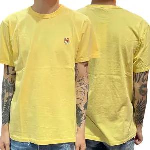 [명품] 23SS 폭스 헤드 패치 반팔티 소프트 옐로우 AM00103KJ0008 P724