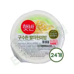 CJ제일제당 햇반 발아현미밥 210g 24개