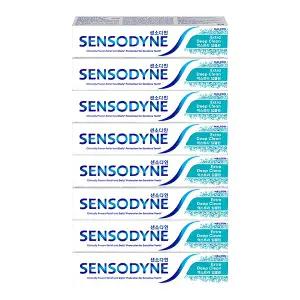 센소다인 엑스트라 딥클린 치약 120g, 8개