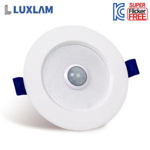 룩스램 LED 매입 센서등 3인치 4인치 겸용 7W 다운라이트 현관 복도 플리커프리