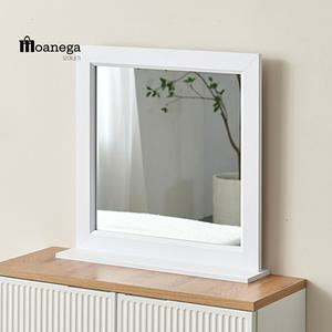 액자형 화장대거울 스탠드 화이트 사각 대형 받침대