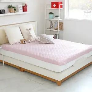 리빙위키 침대패드/고정밴드형 매트 극세사 이불 누빔 사계절 침대커버