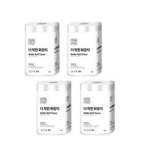 [더착한] 더 착한 화장지 무형광 3겹 30M 30롤 4팩