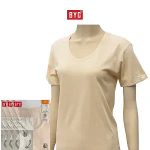 BYC 여성반팔런닝 스킨베이지 5장