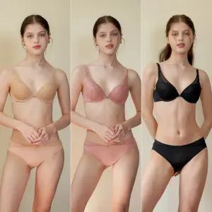 [Wonderbra] 에센셜 원더부스트 브라팬티 6종세트 샌드베이지+샌드핑크+블랙 WB