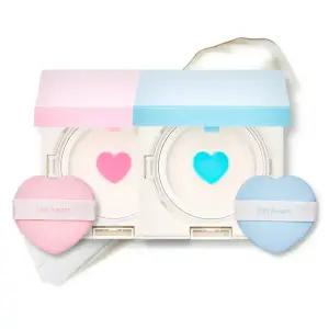 [14g+14g]프롬키즈 하트 보습 크림밤 팩트 2종 유아 어린이 초등 판테놀 마데카 수딩 로션