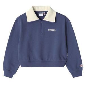 [갤러리아] [아웃도어프로덕츠키즈]24FW 여아 세미크롭 카라 맨투맨 OD243IZM90_NVY