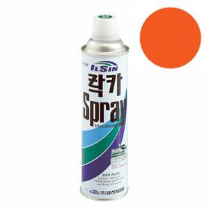 일신 락카 스프레이 주황색 420ml