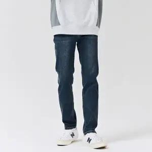 [하프클럽/체이스컬트]남성 기모 인밴딩 테이퍼드 데님 팬츠-DFRK2322C04