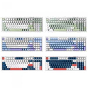 지클릭커 OFFICEPRO WK50 사일런스 M RGB 무소음 방수 무선 블루투스 98 Sky City (RC1)