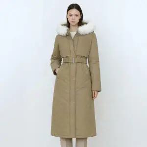 [케네스레이디](센텀시티점)[BYLYNN] 후드 퍼 야상 벨티드 롱다운 EGDHOK9900