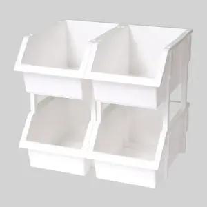 이유 적층형 다용도 정리함 4P 미니 수납 바스켓