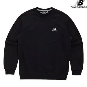 [아웃도어스/뉴발란스]뉴발란스 NBNCD11013-BK 베이직 스몰로고 맨투맨 스탠다드핏 남녀공용 긴팔티