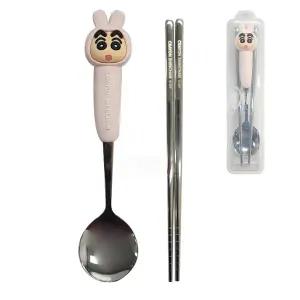 [오키즈]짱구 수저케이스세트-토끼 피규어 YP9338 (S0189)