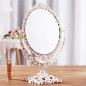 타원형 엔틱 양면거울 회전 탁상거울 WFFWPQ7