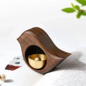 행복을 전하는 우드 도어벨 문종 WD0D7E0