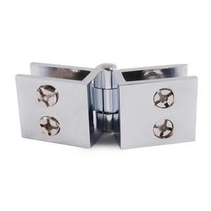 무타공 유리진열장 양문용 브라켓 유리장식장 경첩