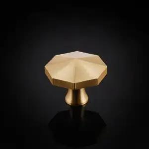 1구손잡이 황동팔각 헤어라인 WFHESX3