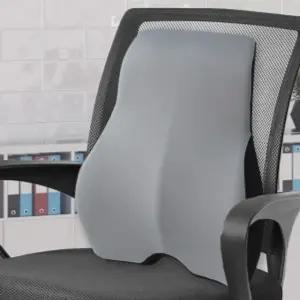커브메모리폼의자등받이쿠션그레이허리등받이 (WFHWOV7)