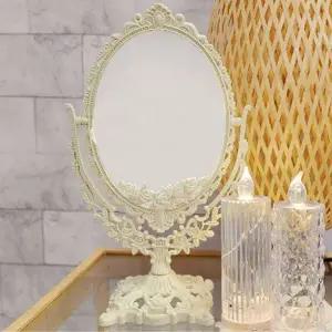 엔틱풍테이블거울 우아한 화장대거울 WFHVGYI