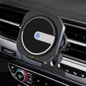 고품질 냉각쿨링맥세이프차량용고속무선충전기(사각) (WFHWO8E)