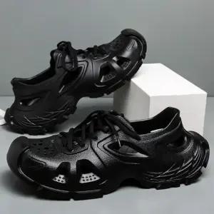 여성 비치샌들 여름 물놀이용 컷아웃 디자인 슬리퍼