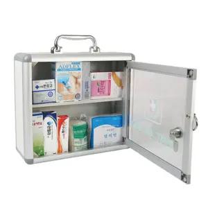 벽걸이용 응급처치내용물 세트 약보관함 재난용품