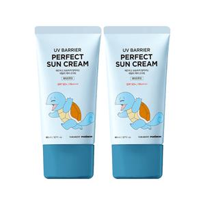 온더바디 벨먼 포켓몬 UV 선크림80ML 꼬부기 2개 밀착력