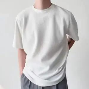 통기성 좋은 남성 데일리 와플 라운드넥 반팔티 (WFHYC0Q)