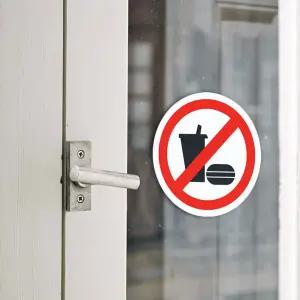 음식물 반입금지 스티커/경고판/주의문/안내문/안전문/경고/표지판/주의/안내/위험/표시/부착물/금지/통제