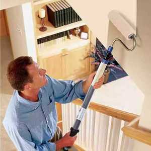 자동 페인트 분사기 공압 붓 분무기 외벽 롱브러쉬 도장 에어리스 롤러