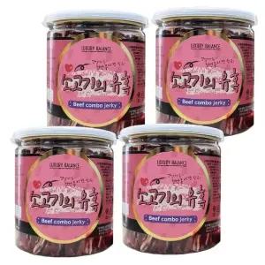 소고기의 유혹 져키 200g X4개 강아지 애견 간식 (WFGELAA)