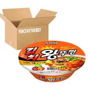 팔도 김치 왕뚜껑 110g 18개