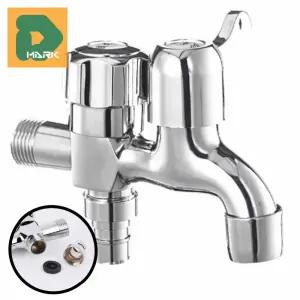 이중수도꼭지 세탁기 베란다 물줄기 수전 세면대 수도관 물분배 욕실 양갈래 밸브 분기 연결 호스 싱크대