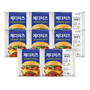 동원 소와나무 슬라이스 체다 치즈 270g (18g x 15매) 8개