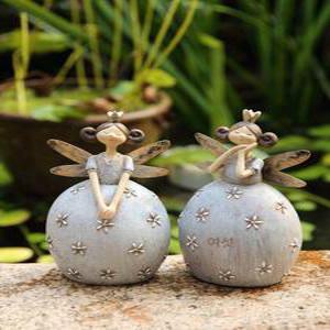 장식품 요정 조각상 러시아인형 날개 엘프 대천사 야외 조형물