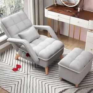 원룸 1인용 리클라이너 기숙사 소파 올인원 휴식 스툴세트