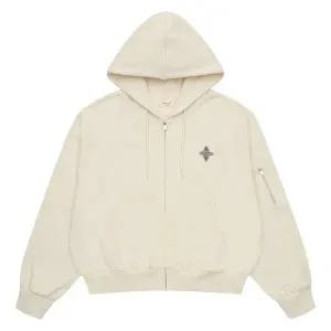 [틴톡] 여자 봄이월 지퍼 포켓 후드 집업 점퍼(25OT753)